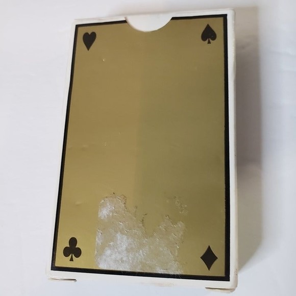 Vintage Gemaco Bridge Mayfield Dairy Farms Yellow Playing Cards Advertising - Picture 3 of 7